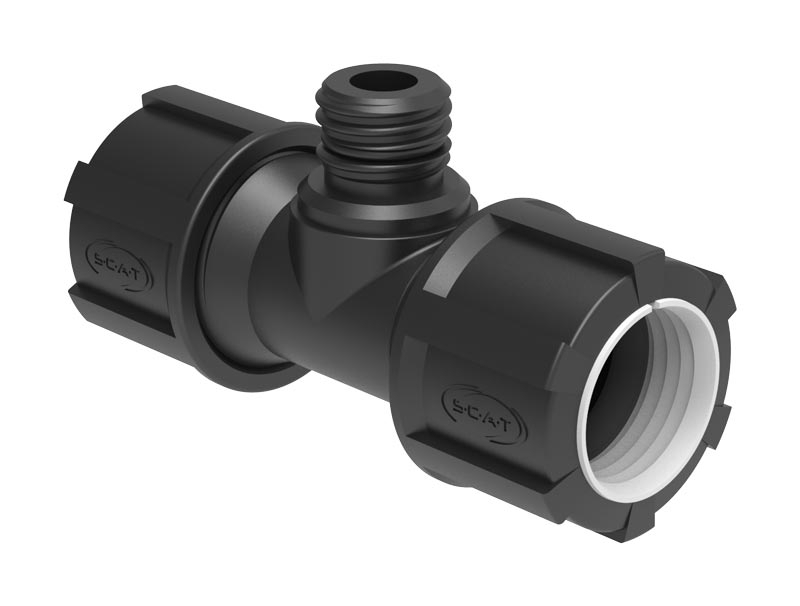 T-Stück, 2x (ID) 32 mm, 1x GL25 (m)