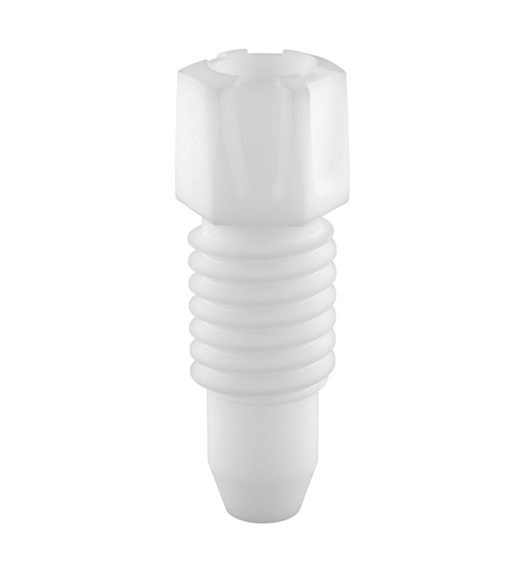 PTFE Fitting, 1,6 mm AD, weiss