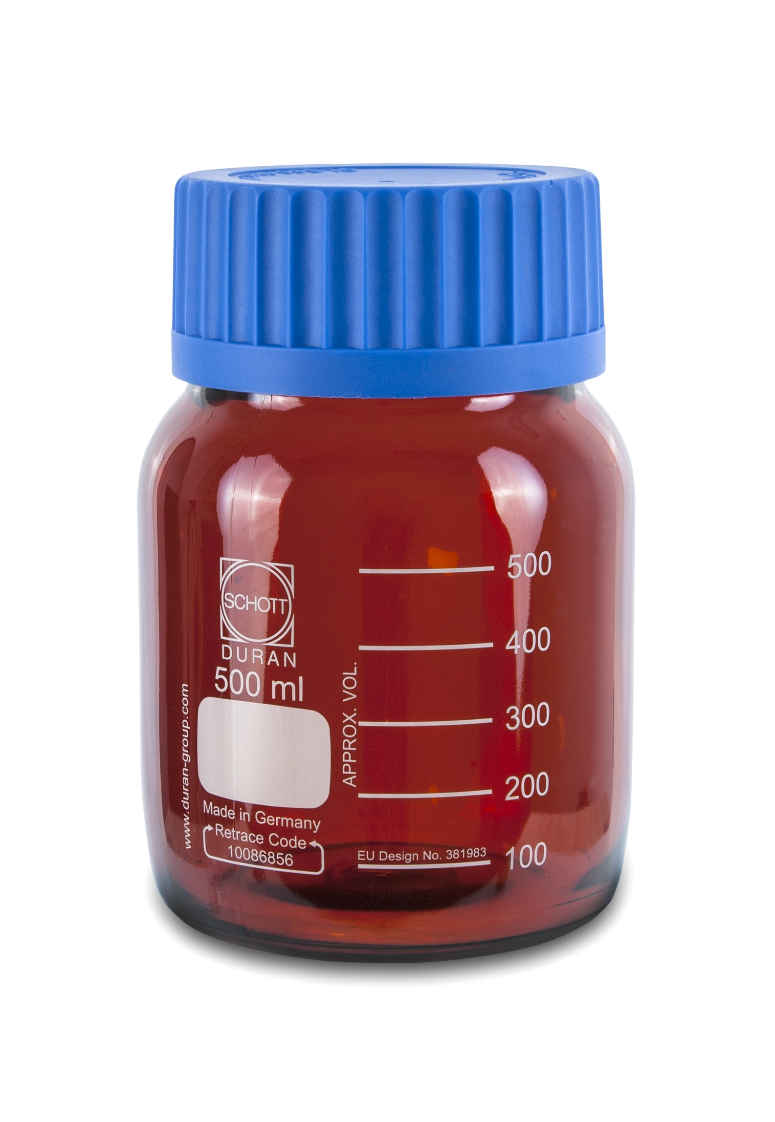 Laborflasche DURAN, GLS80, 500 ml, Typ 2
