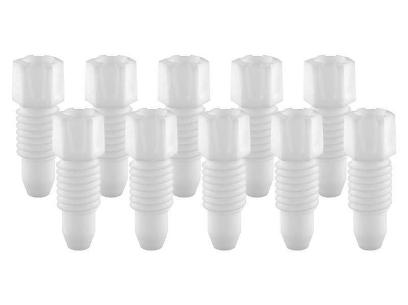 PTFE Fitting, 2,3 mm AD, weiss