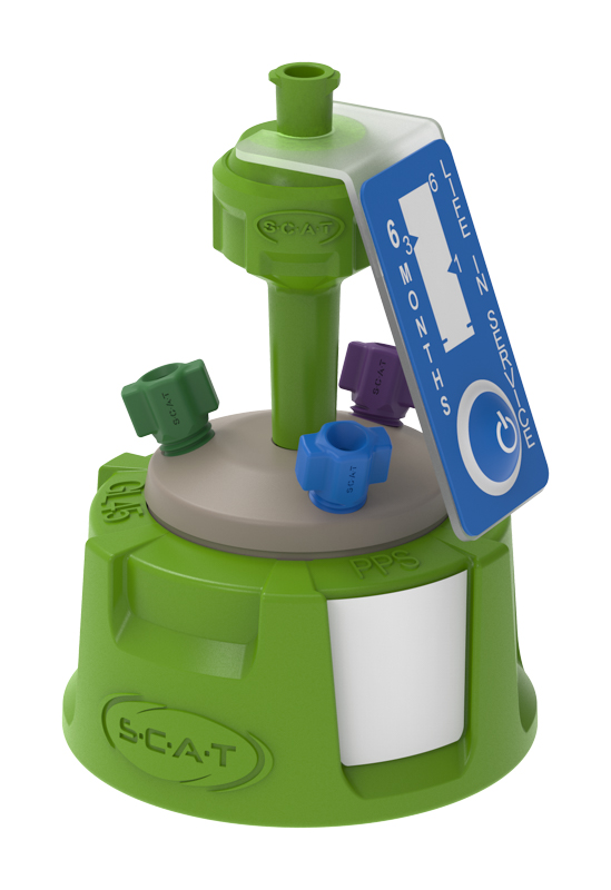 Safety Cap III, GreenLine, GL45, PEEK  Safety Cap III, GreenLine, GL45, PEEK