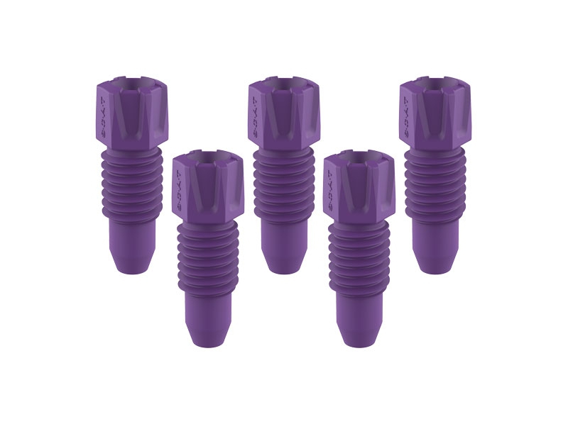 PFA Fitting, 2,3 mm AD, violett